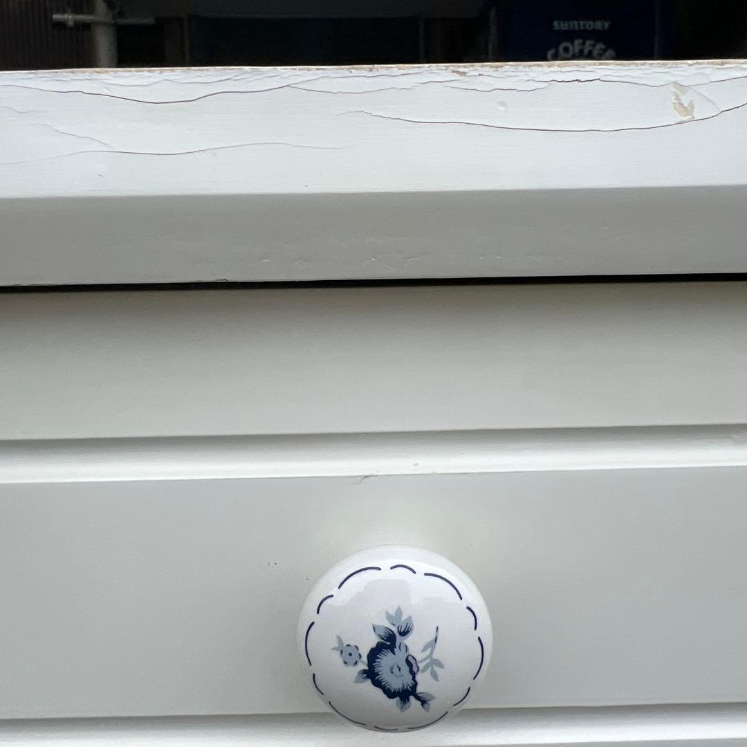 キッチンカウンター　サイドボード　キャビネット　ホワイト