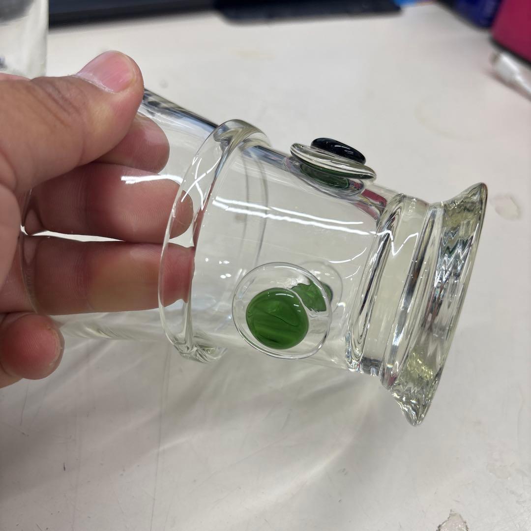 【Y】N10061 舩木倭帆　作　プラントグラス　吹きガラス　Shizu