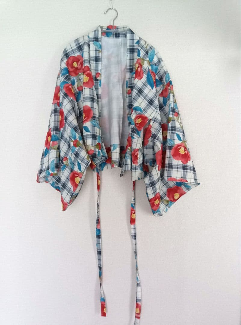 も*じ様 kutir クティールとレトロ 2wayレトロ浴衣セット 椿柄