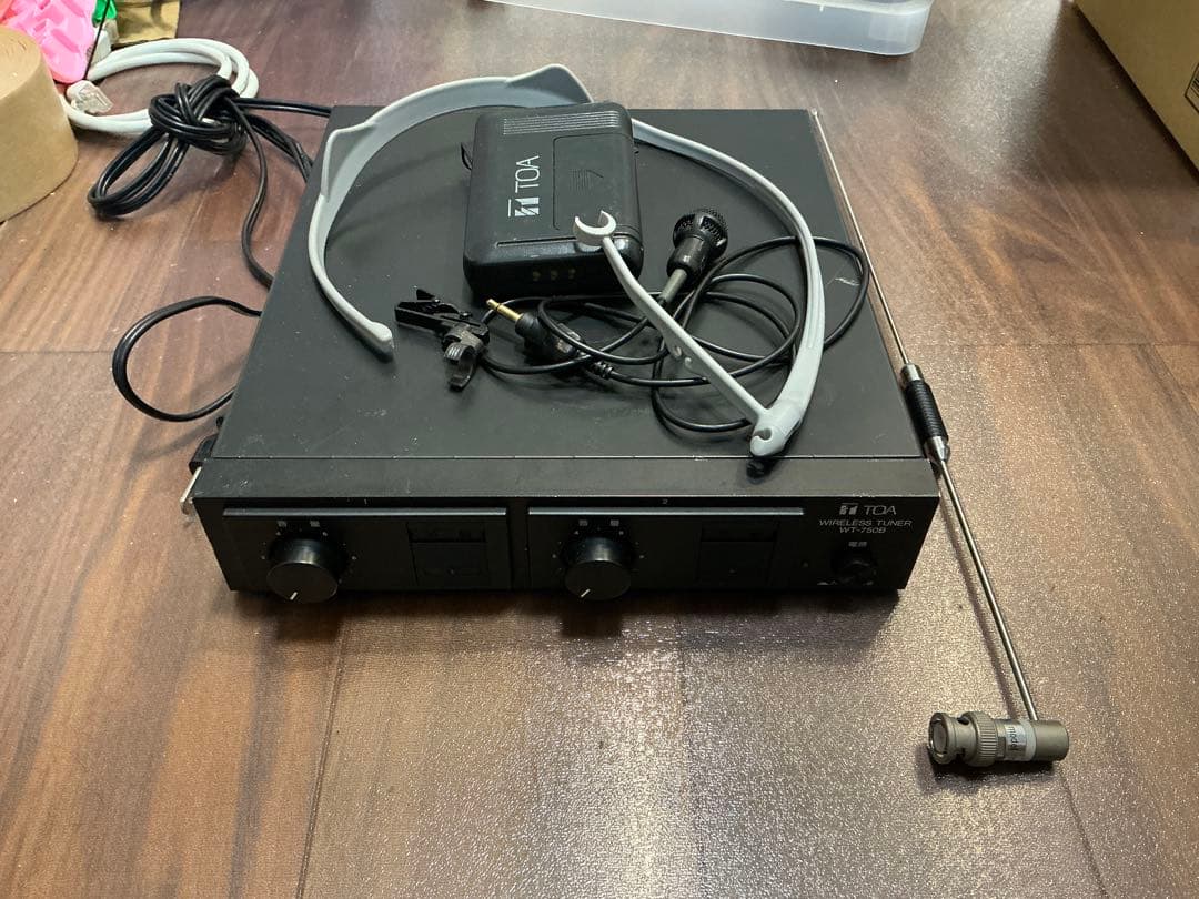 TOA WT-750B ワイヤレスマイクWM−1320セット　本格