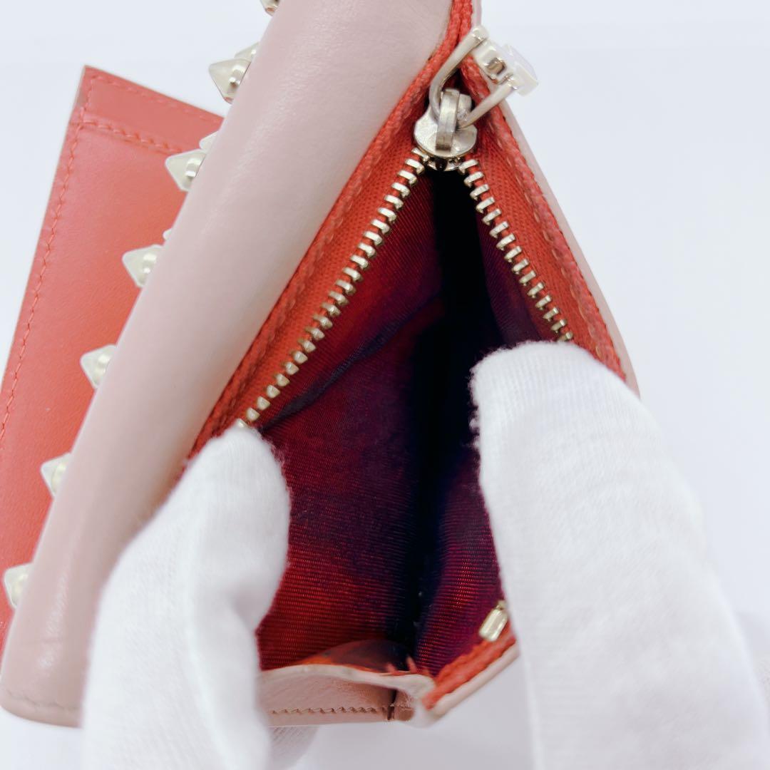 【正規品】Christian Louboutin ルブタン 3つ折り財布 ピンク