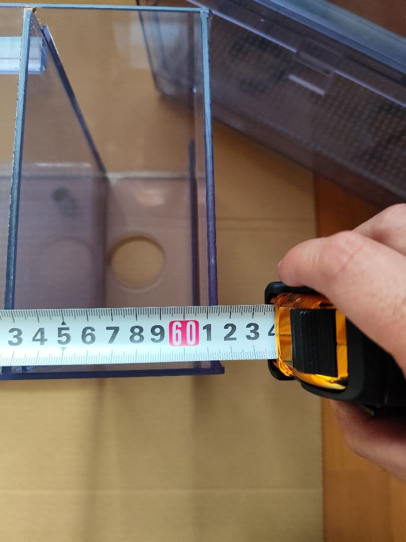 Nアクリル水槽上部フィルター 60cm