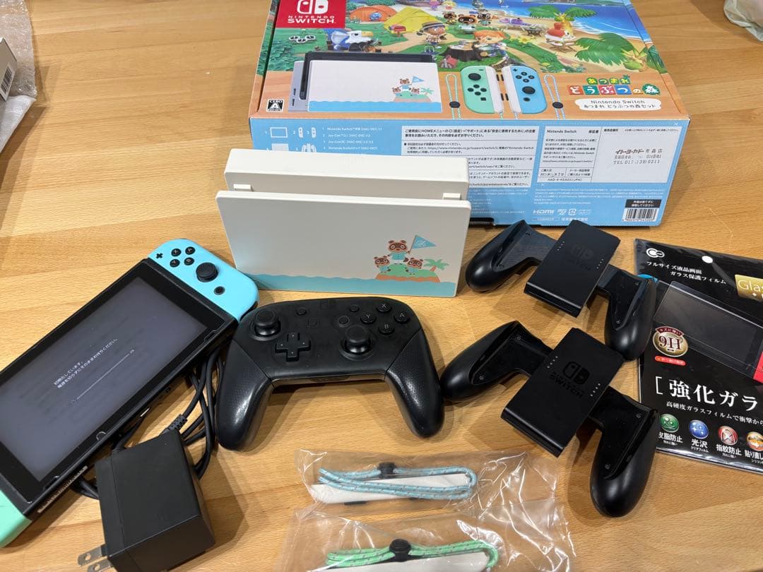 お*可様 Nintendo Switch あつ森デザイン 本体