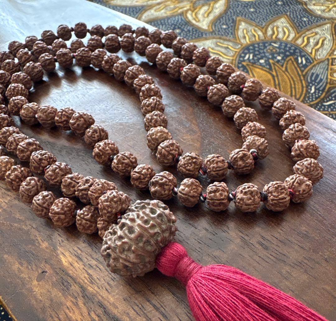 ✰︎‪ 琥珀 ✰ ✰︎ ルドラクシャマーラー　トップ13ムキ