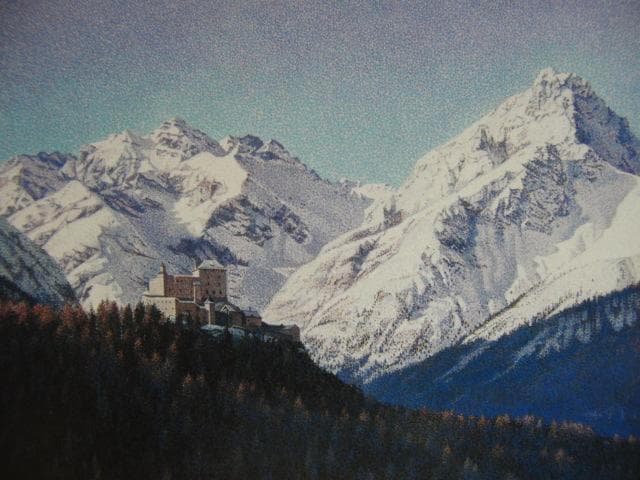 芦田芳生、【湖上雪嶺】