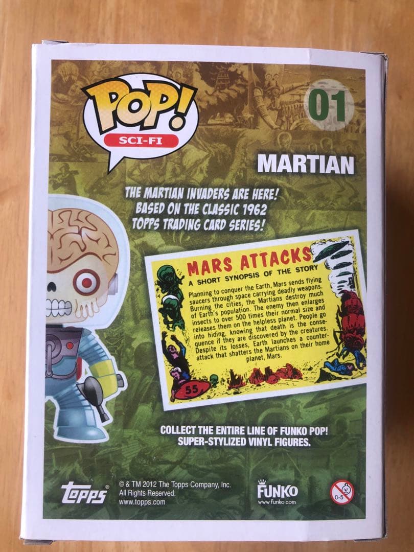 SF・ファンタジー・ホラー funko POP MARS ATTACKS MARTIAN 01