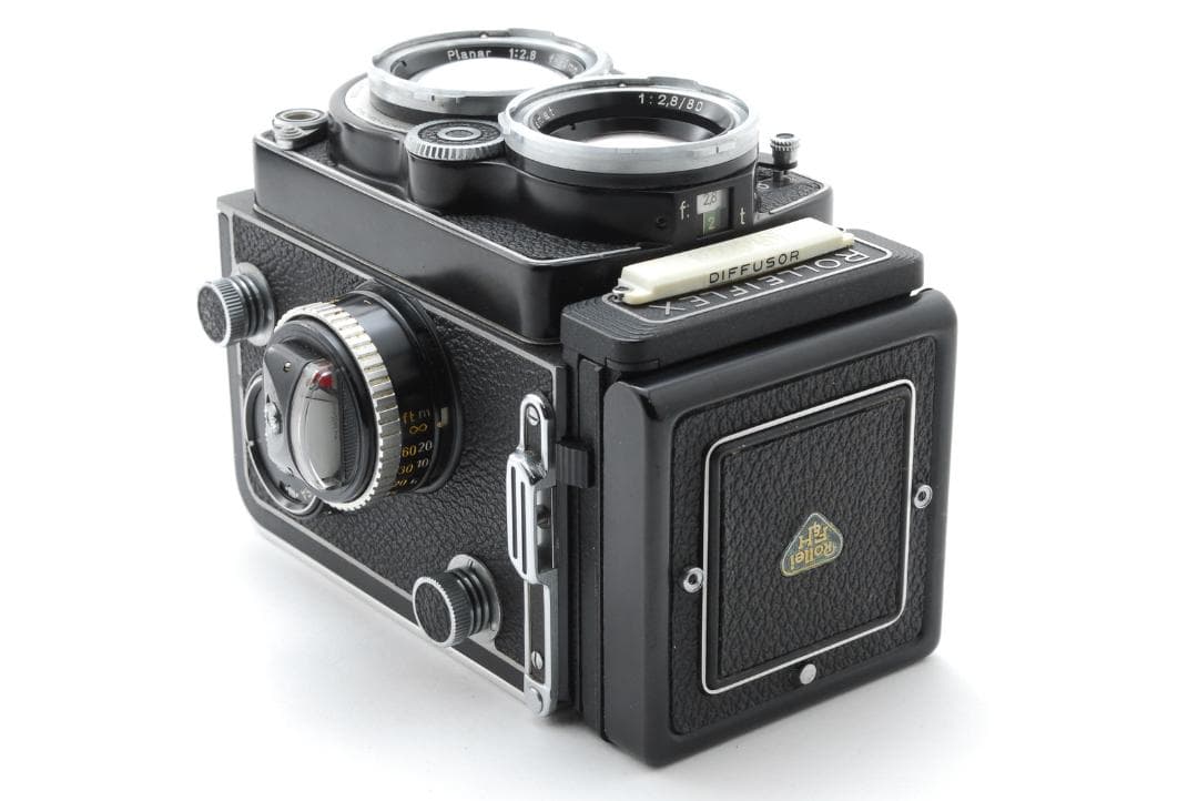 Rolleiflex 2.8f white face Planar 二眼レフ