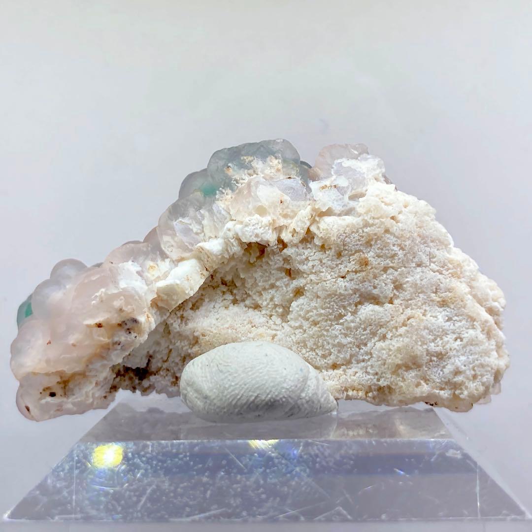 ポ*ー様 『2022年発見』　クリソコラインカルセドニー　原石　鉱物標本　天然石