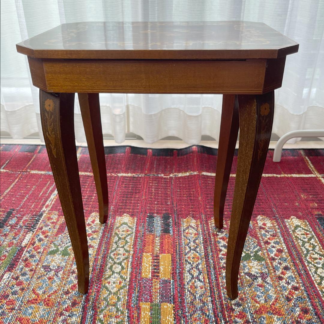 k*e様 REUGE イタリア製 オルゴール付き コンソールテーブル サイドテー