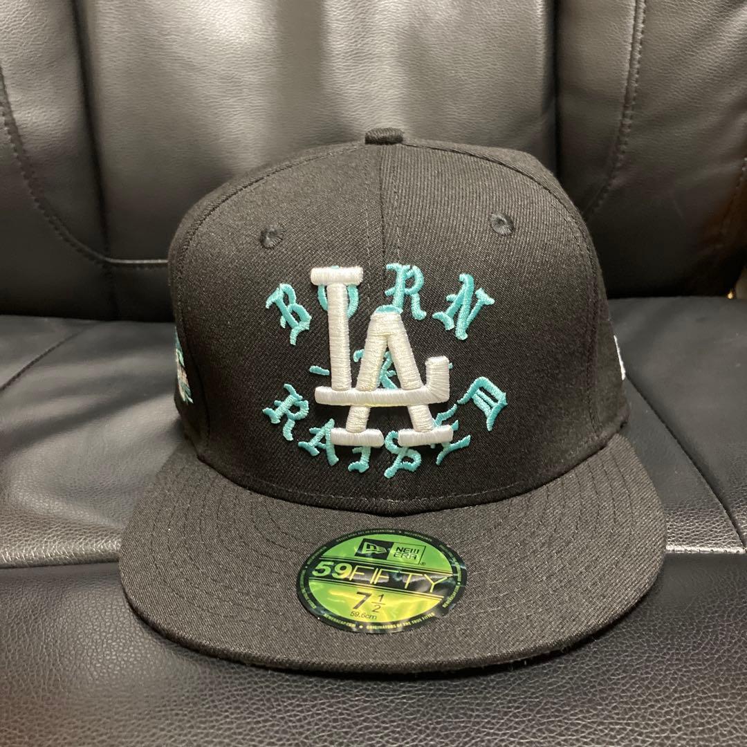 帽子 7-1/2 NEW ERA BORN X RAISED DODGERS CAP
