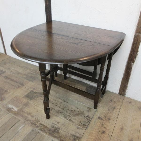 イギリス アンティーク 家具 ゲートレッグテーブル ダイニング 英国 6973d