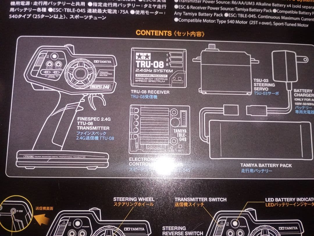 TAMIYA FINESPEC 24G 電動RCドライブセット 新品未開封