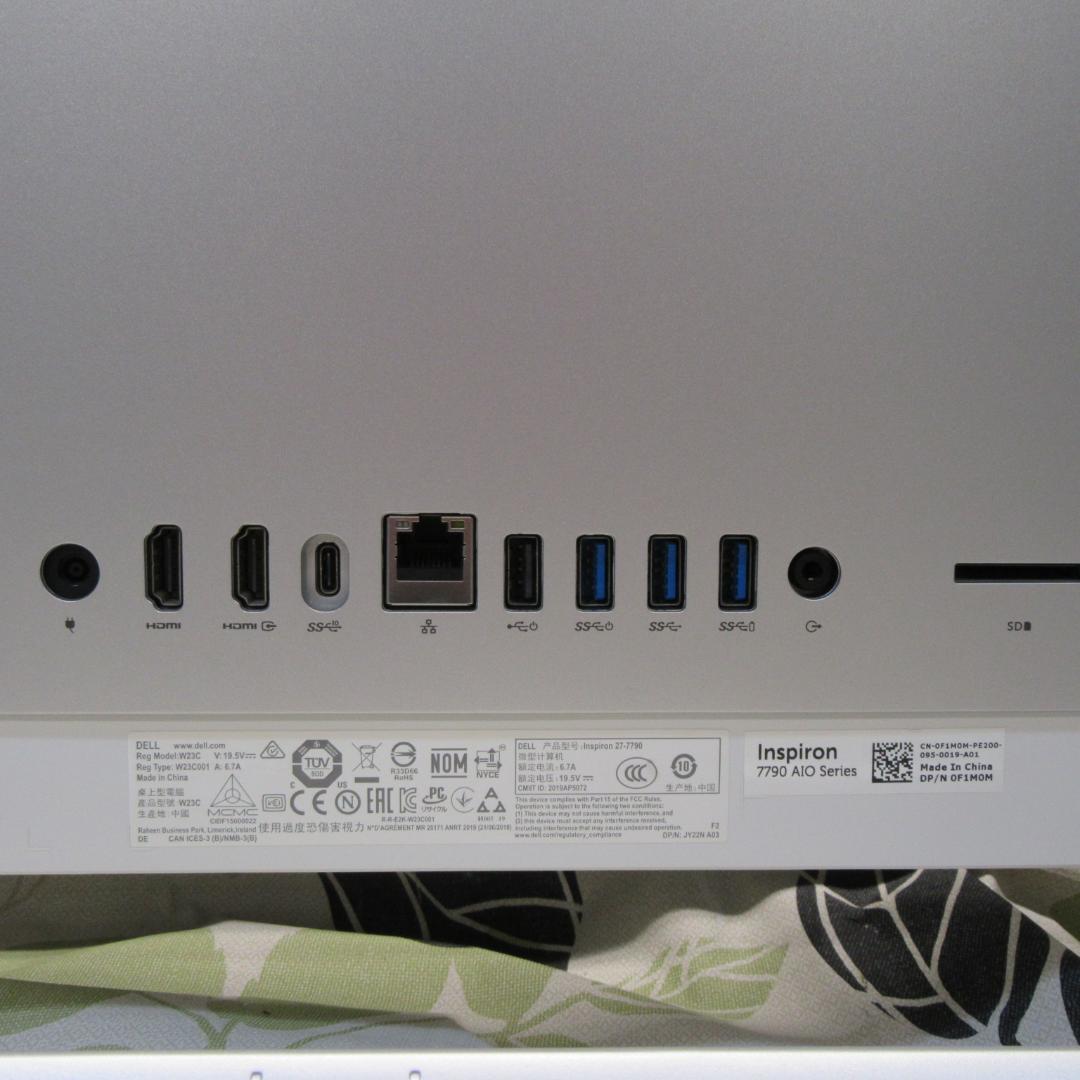 超大画面27インチWin11公式対応10世代i7/メ16G/SSD/グラボ/無線