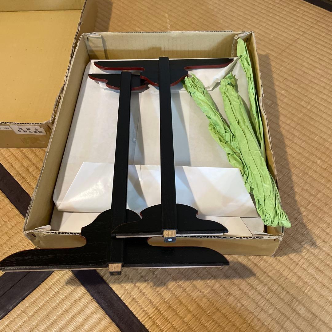 茶道具「鵬雲斎好」『平悠棚』組立式　保護シート付