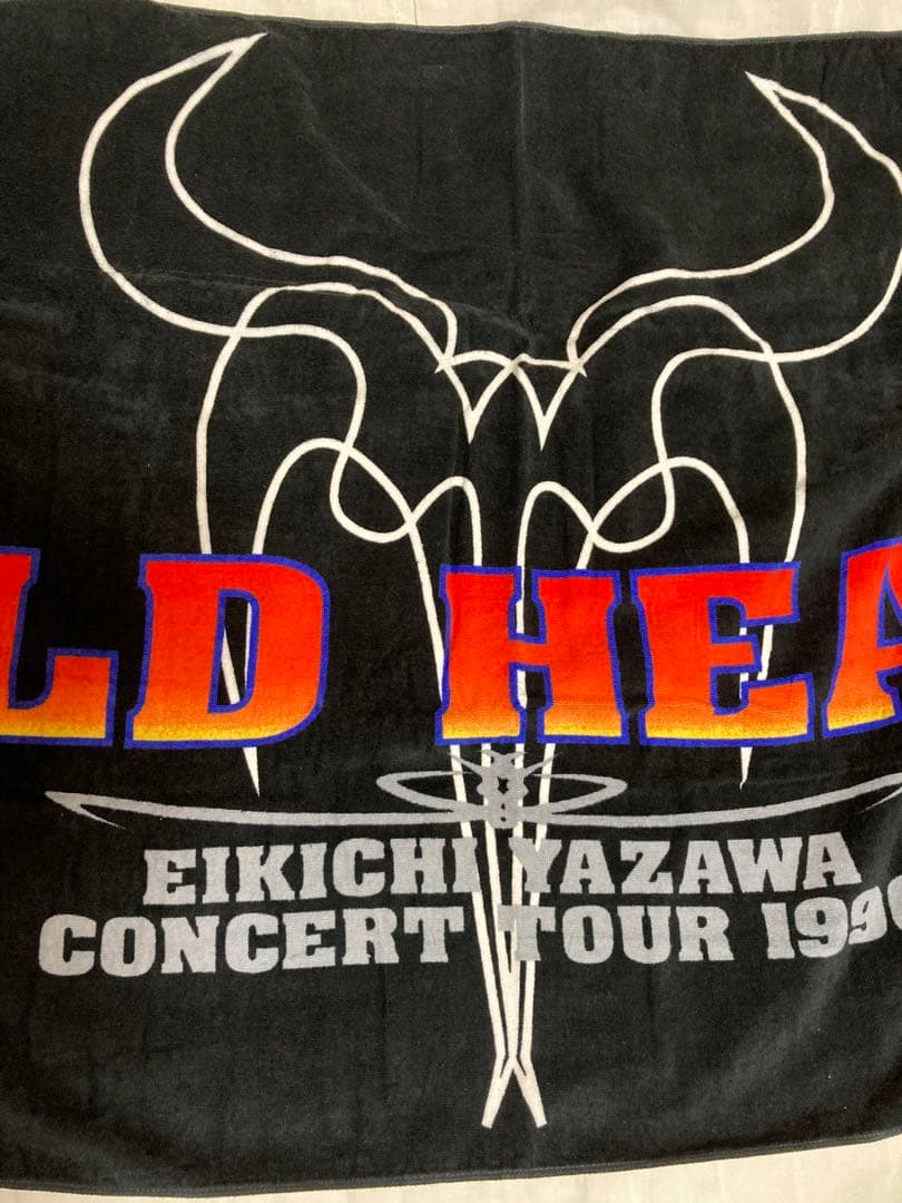 【超激レア•新品未使用】矢沢永吉　1996 ライブ　ビーチタオル　バスタオル　赤