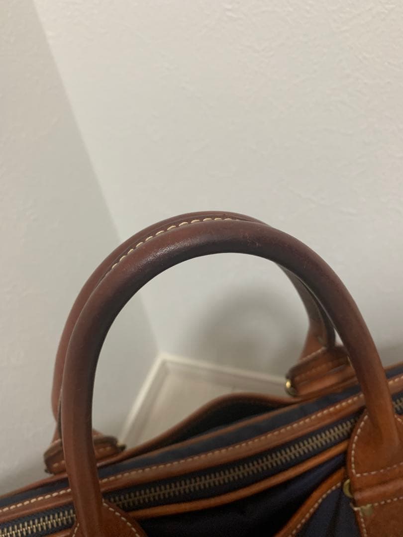 【美品オススメ】フェリージ1882 ビジネスバッグ　ネイビー