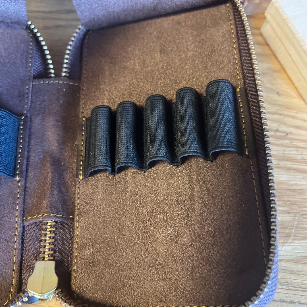 バハギア&クラフト ラウンドジップペンケース 10本挿し