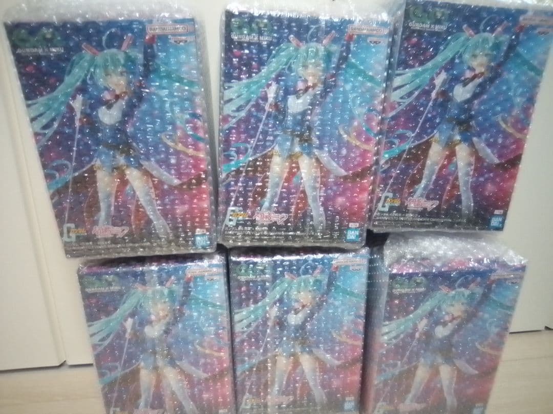 ガンダムミク　バンブレストエボルブBANPRESTO EVOLVE　6体セット