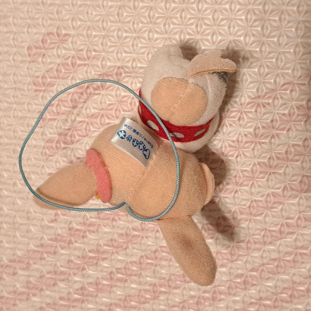 トホホな犬のぬいぐるみマスコットストラップ　チワワ　シュポンコ　激レア