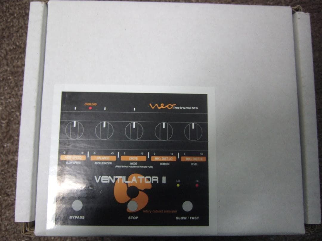 9V仕様 新品同様 Neo Instruments VENTILATOR II