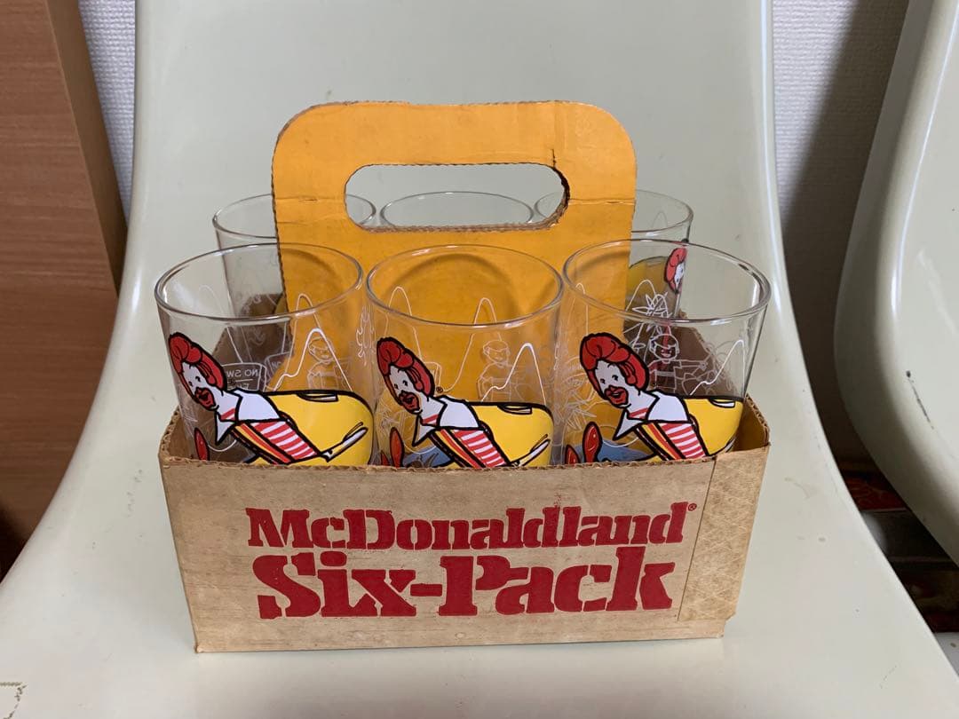 11977年！マクドナルドグラス6個セット！レア！