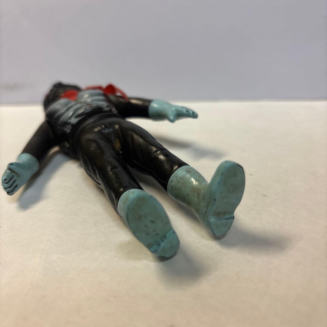 仮面ライダー ソフビ フィギュア 旧バンダイ 当時物 マフラー純正