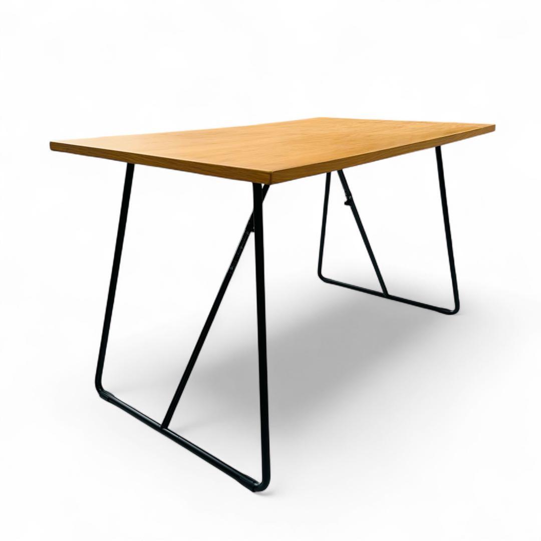 無印良品　木製 折りたたみテーブル 幅120cm オーク材