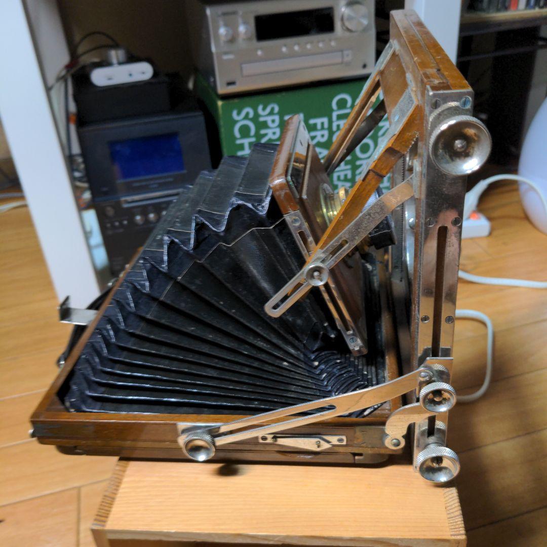 昭和レトロか？大正レトロか？超骨董品！木製蛇腹カメラ