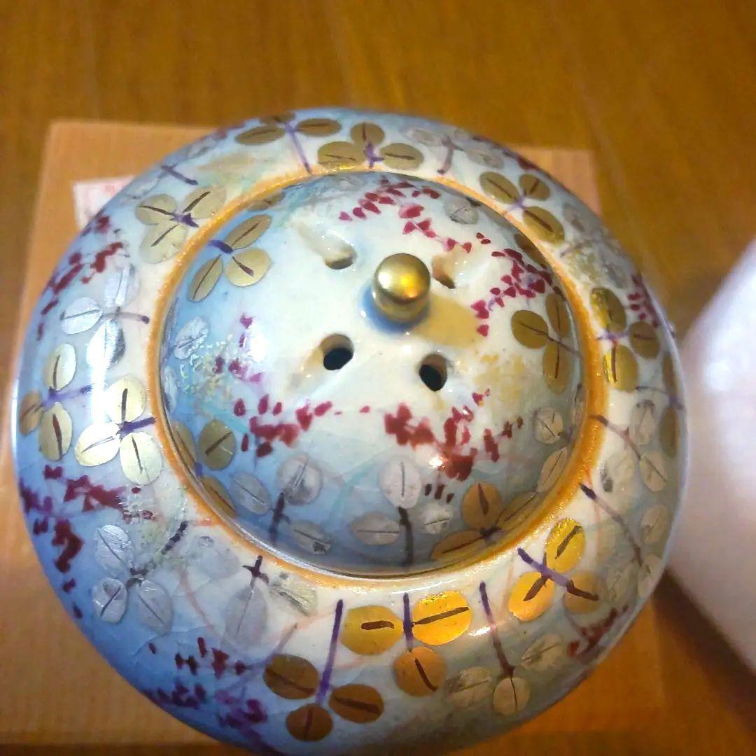 ❖茶道講師だった母の趣味品❖　未使用　清水焼　香炉 アロマポット