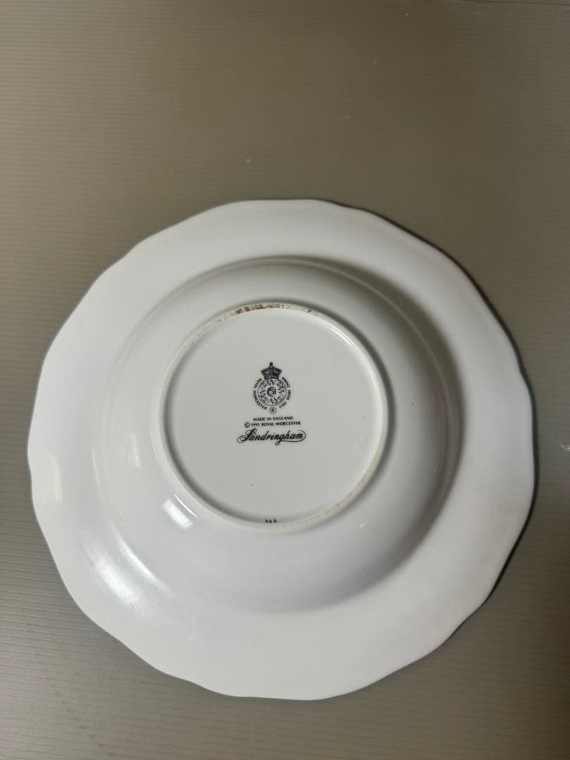 2353 英国製　ロイヤルウースター　【Sandringham】ディナープレート