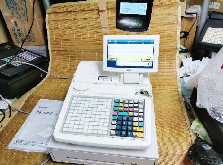 テックレジスター　FS-2055-V2　店名無料　インボイス対応　030558