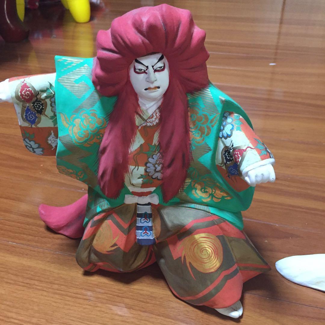 親子獅子 人形 焼き 陶器 二台セット