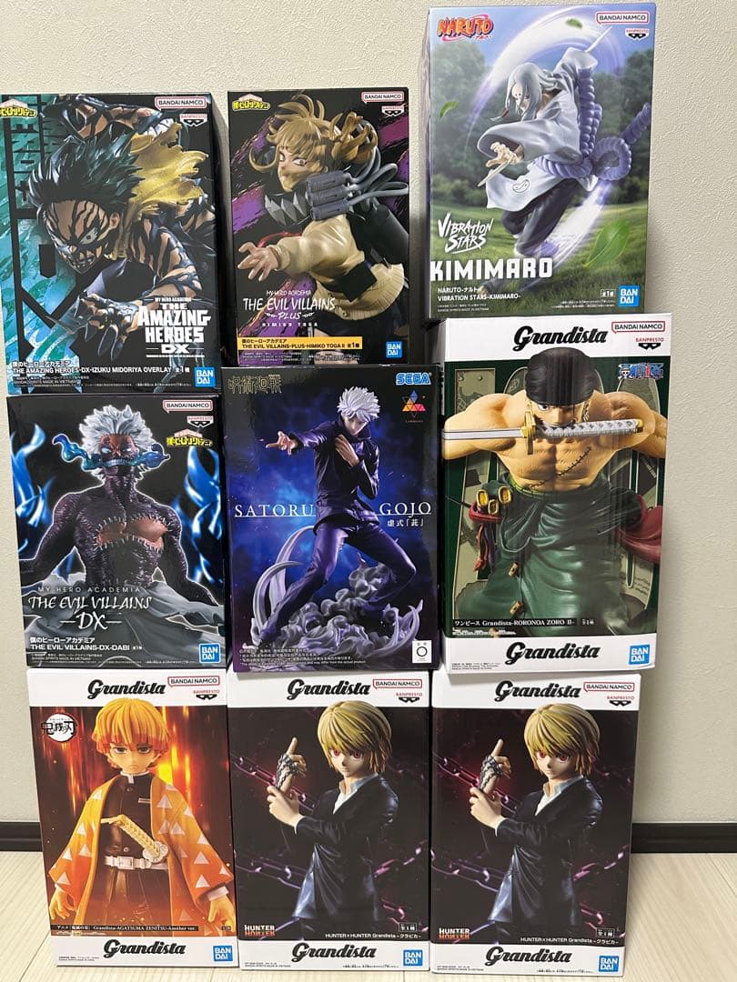 最新プライズ　フィギュア　9点セット