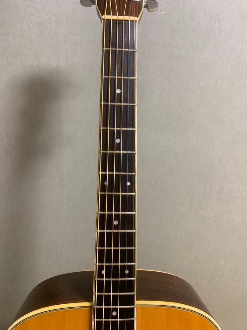 アコースティックギター Yamaki No.135 トップ単板 割れ修復あり