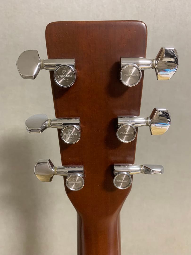 アコースティックギター Yamaki No.135 トップ単板 割れ修復あり