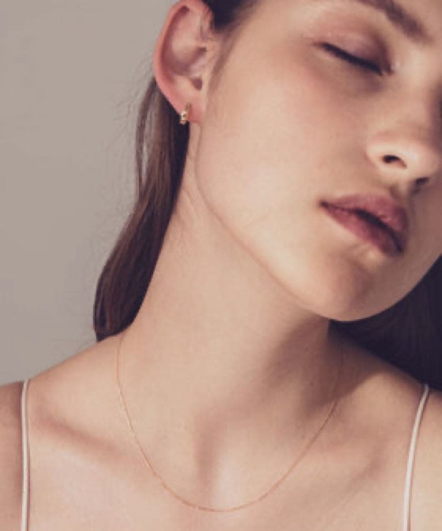 ete K18YG ミラーカットチェーン ネックレス 美品