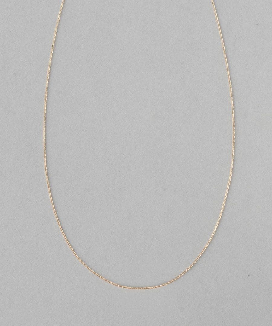 ete K18YG ミラーカットチェーン ネックレス 美品