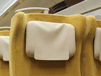 Ｅ６系●秋田新幹線『こまち』ヘッドレスト（座席用）●鉄道部品●JR東日本