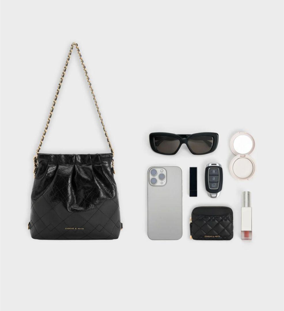 CHARLS＆KEITH Duo ドゥオ チェーンハンドルツーウェイバックパック