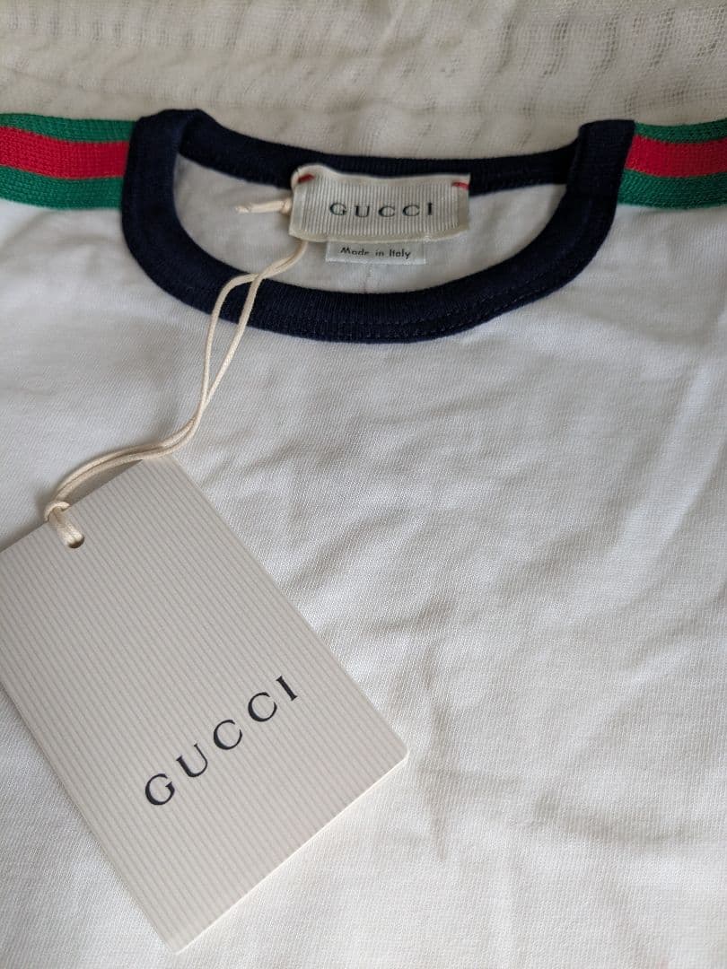 GUCCI ホワイト Tシャツ 新品タグ付き