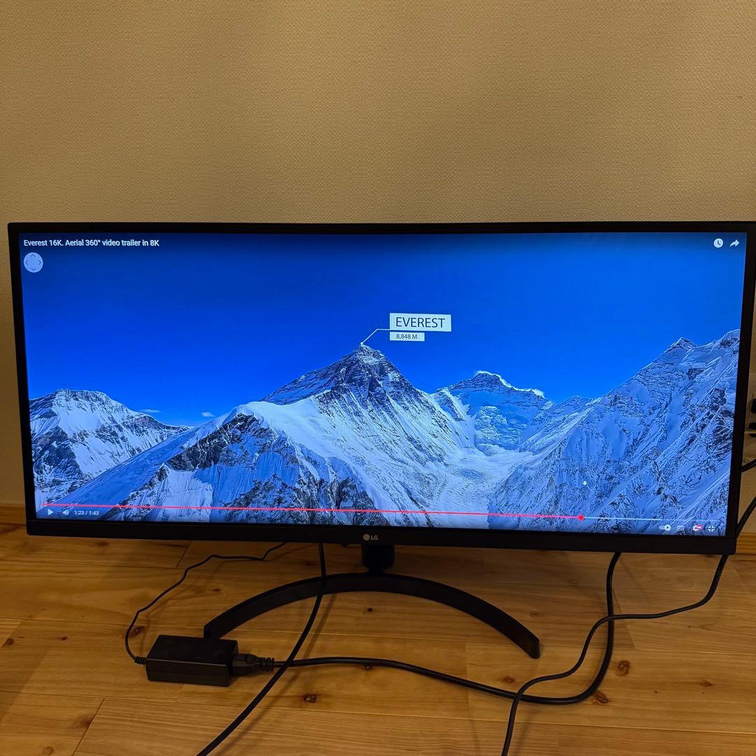 34インチ LGウルトラワイドモニター34WL500-B