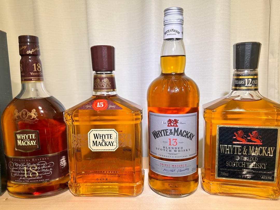 ホワイト＆マッカイ White＆Mackay レトロボトル 6本セット