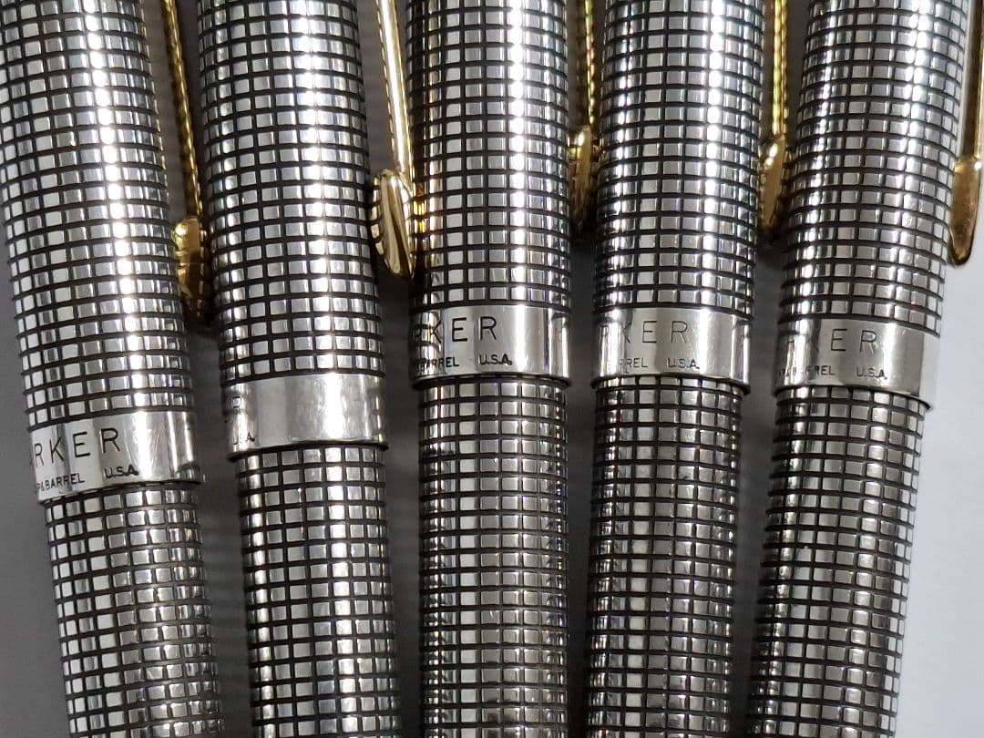 ペ*）様 美品　５本セット　パーカー　parker　75　ボールペン　スターリン