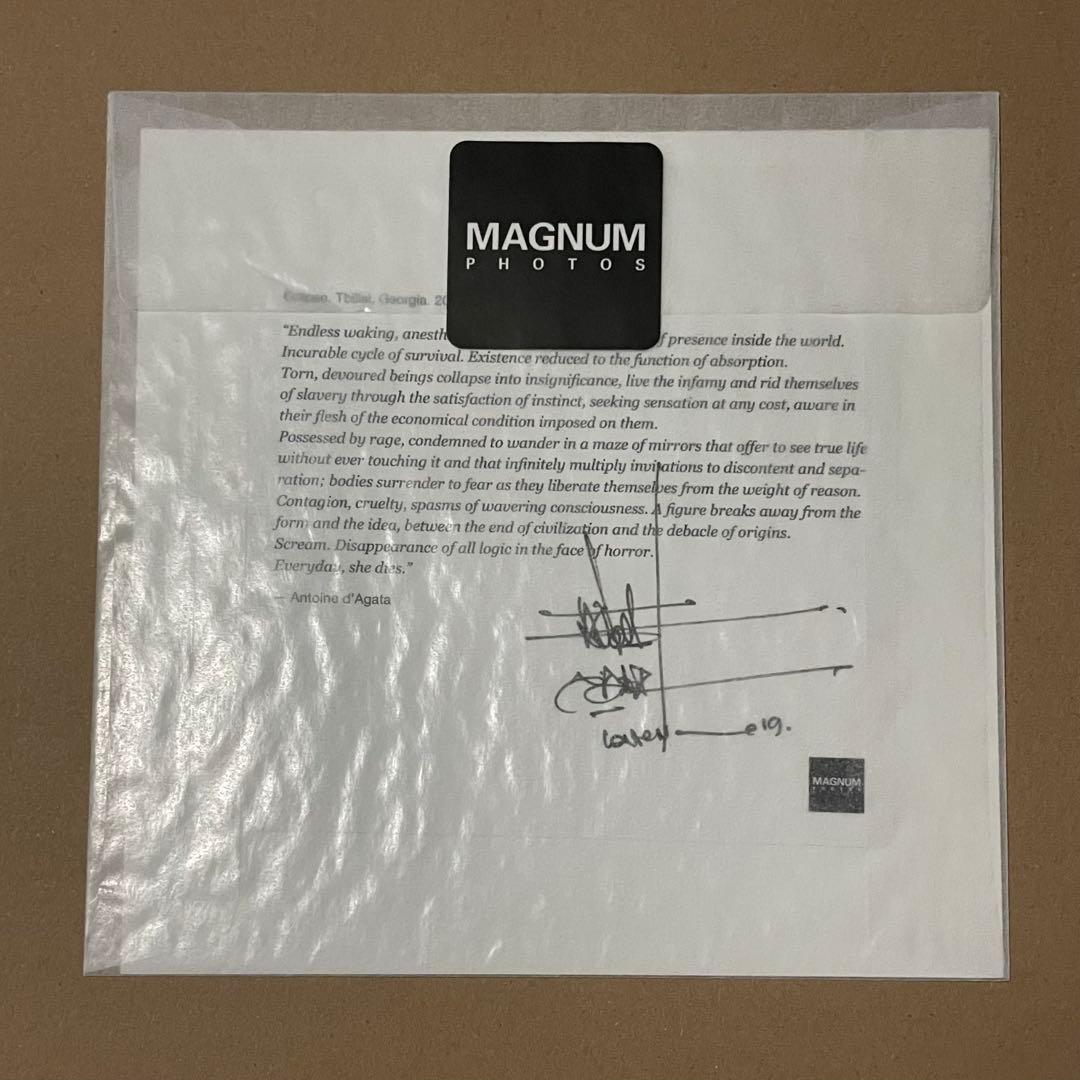 Antoine d'Agata Magnum Print サイン入り