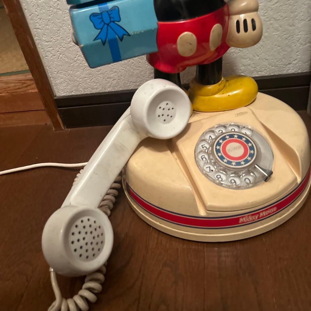 ミッキーマウス レトロ電話