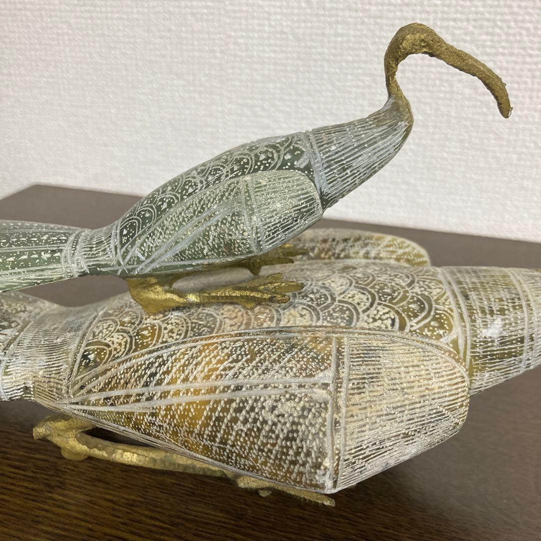 ブロンズ　バード　マチュピチュ　エジプト　南米　アフリカ　工芸品