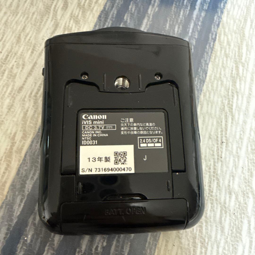 CANON ivis miniブラック ビデオカメラ