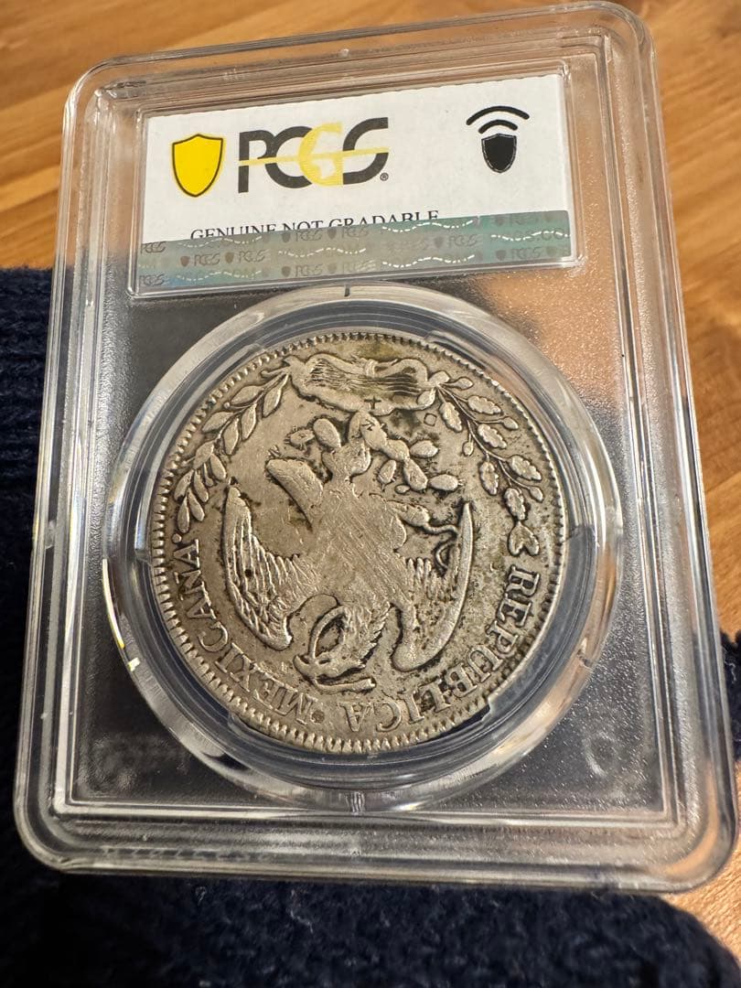 本物保証 メキシコ 8レアル銀貨 1878年 PCGS