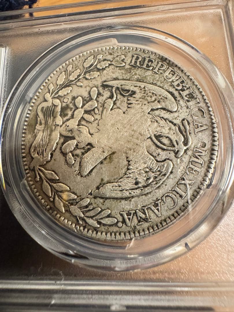 本物保証 メキシコ 8レアル銀貨 1878年 PCGS