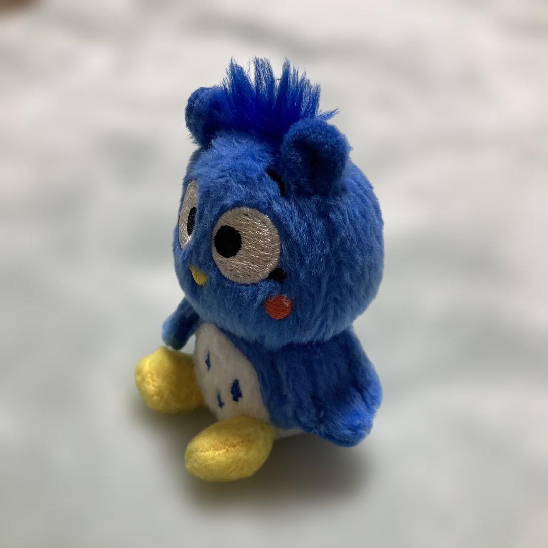 【年代物】サンリオ　Blue パタパタペッピーぬいぐるみ ボールチェーン付き